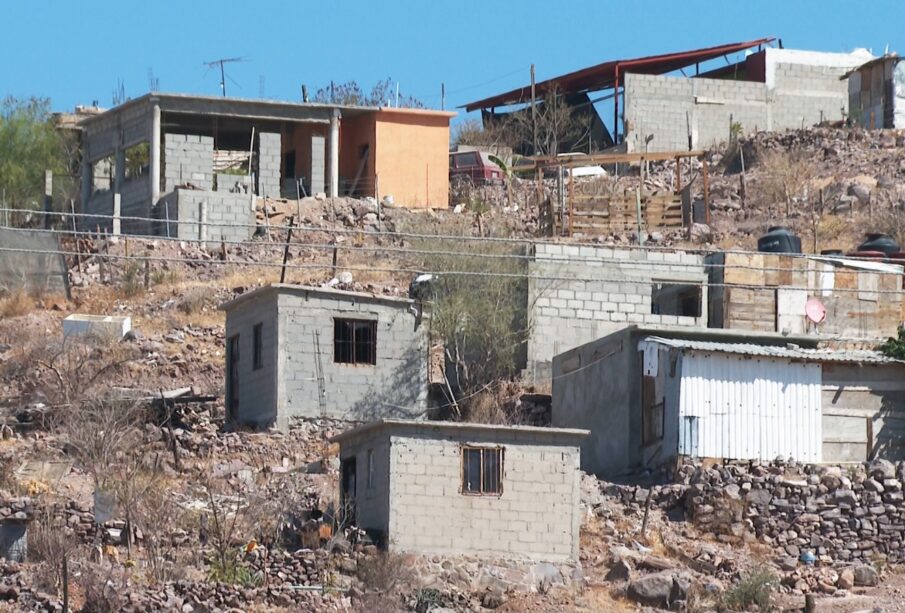 casas de material en cerro