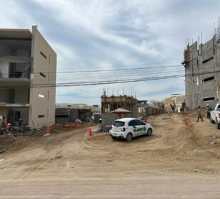 construcción denunciada en El Tezal