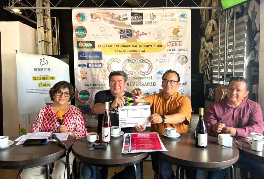 Rueda de prensa sobre el Festival Internacional de Cine Documental en Los Cabos