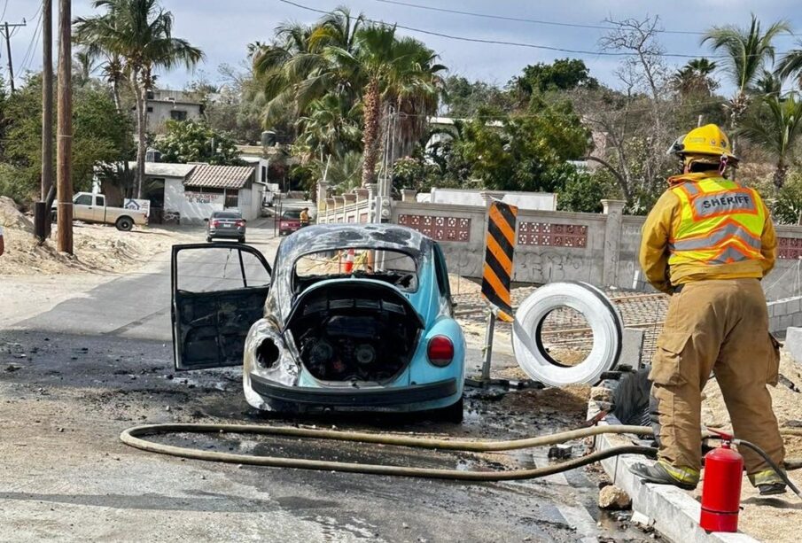 Bocho incendiado