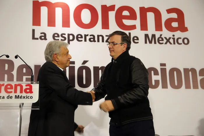 Marcelo Ebrard y AMLO