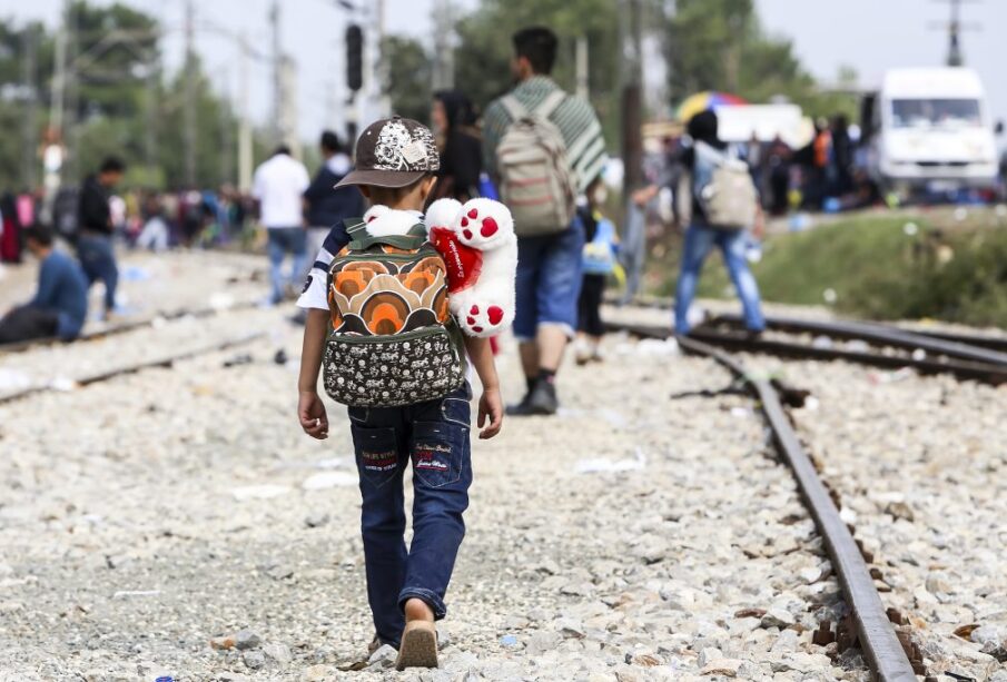 Niño migrante