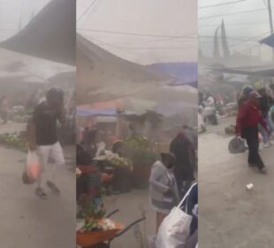 Video: Vendedores sufren por vientos de ceniza del Popocatépetl en Atlixco