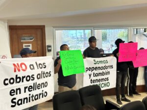 Pepenadores de Los Cabos en contra de privatizar basureros