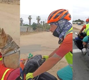 Diego Simonetta recorre la Patagonia hasta Los Cabos en bicicleta