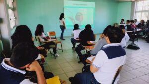 Salón de clases del CETMAR 39