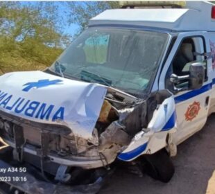 Ambulancia chocada