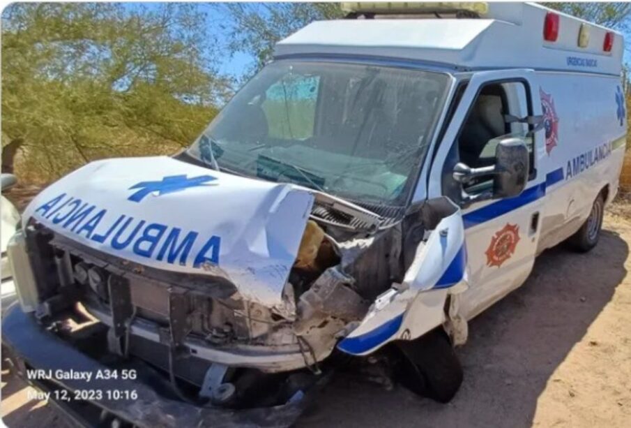 Ambulancia chocada