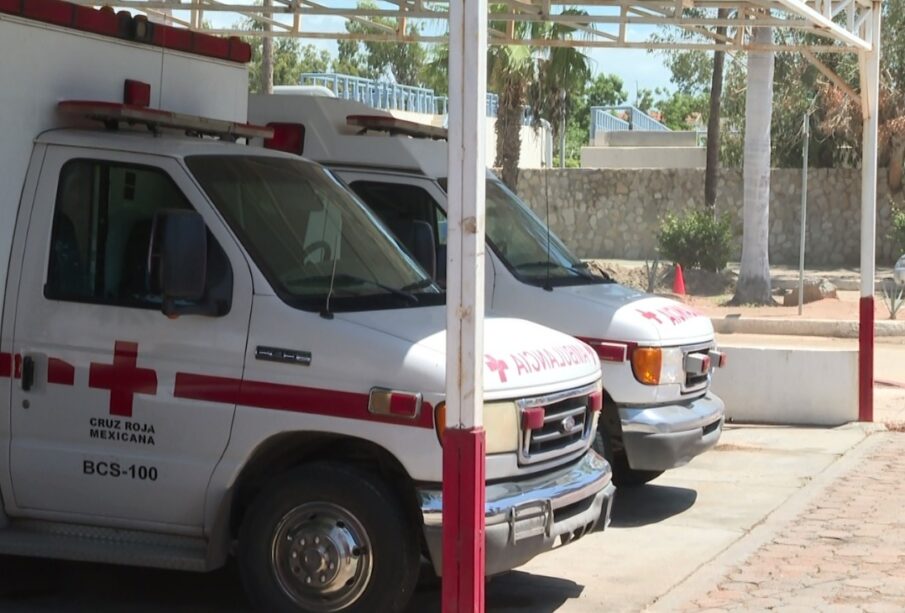 Ambulancias de la Cruz Roja en Los Cabos.