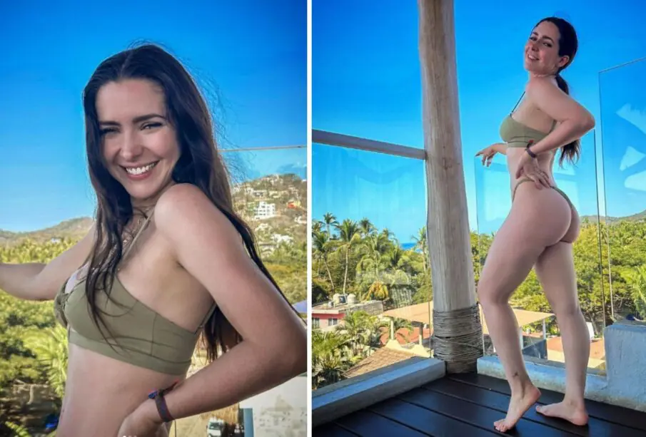 Ariadne Díaz en Sayulita.