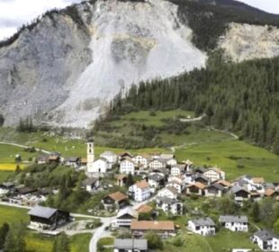 Avalancha de rocas en Suiza