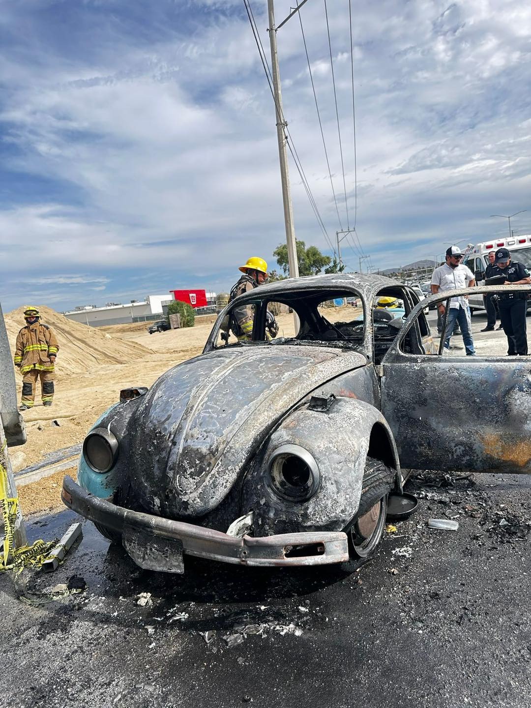 Bochito dañado por incendio