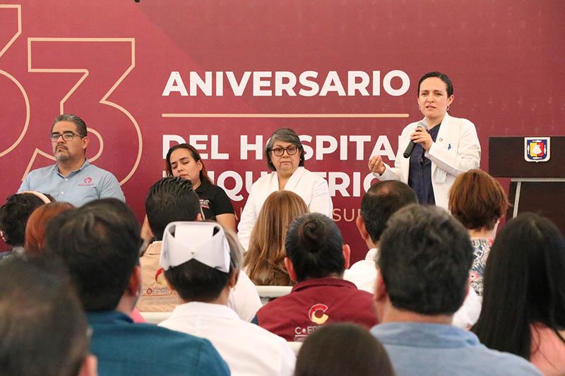 Ceremonia conmemorativa por los 33 años de creación del Hospital Psiquiátrico de Baja California Sur.