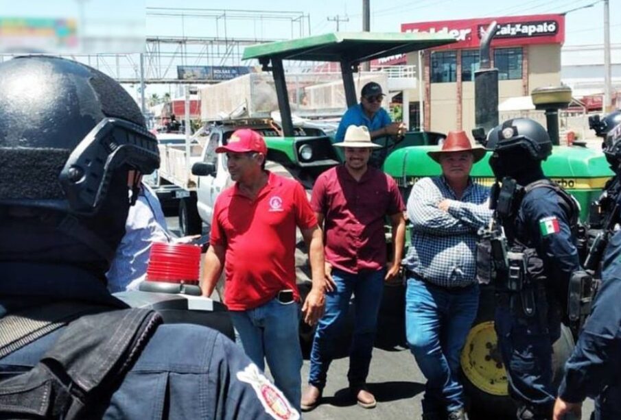 Bloqueos de productores de maíz en Sinaloa