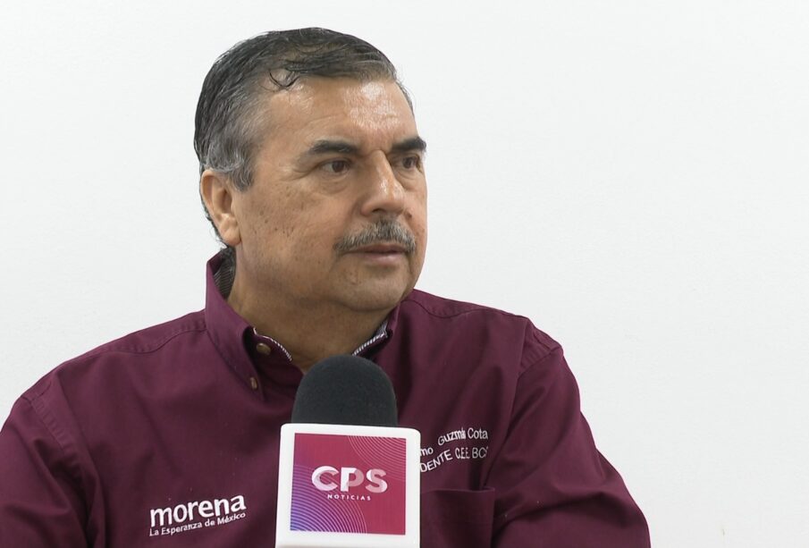 Dirigente de Morena en Baja California Sur, Guillermo Guzmán Cota.