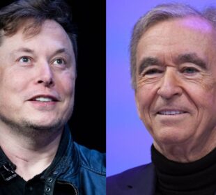 Elon Musk y Bernard Arnault