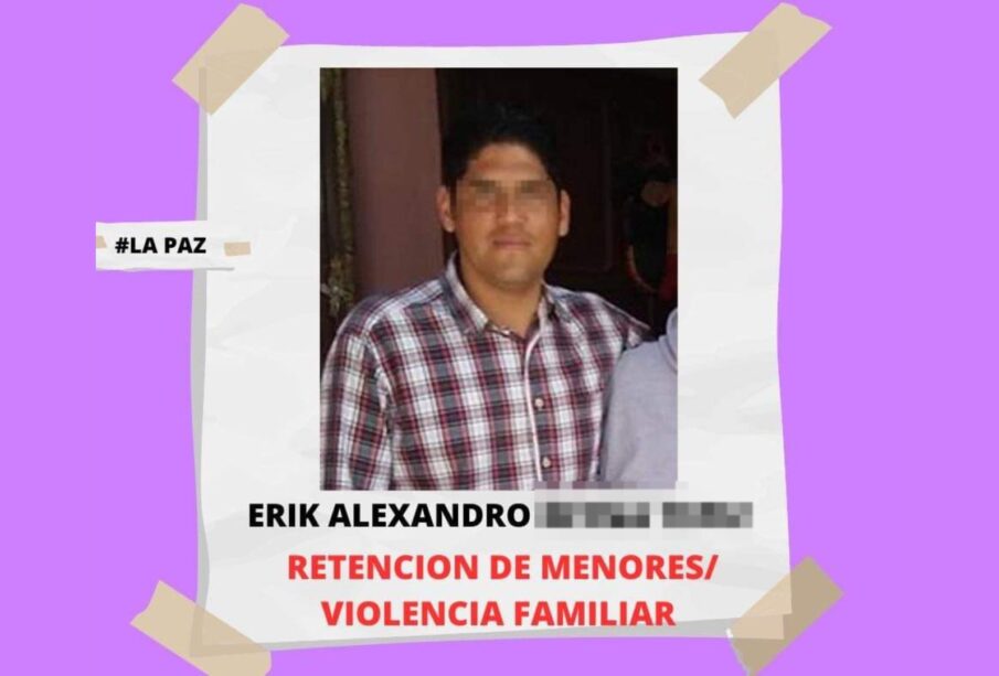 Erick Alexandro N acusado de retención de menores.