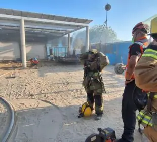 Incendio en local comercial