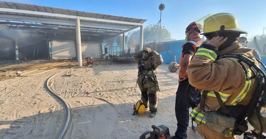 Incendio en local comercial