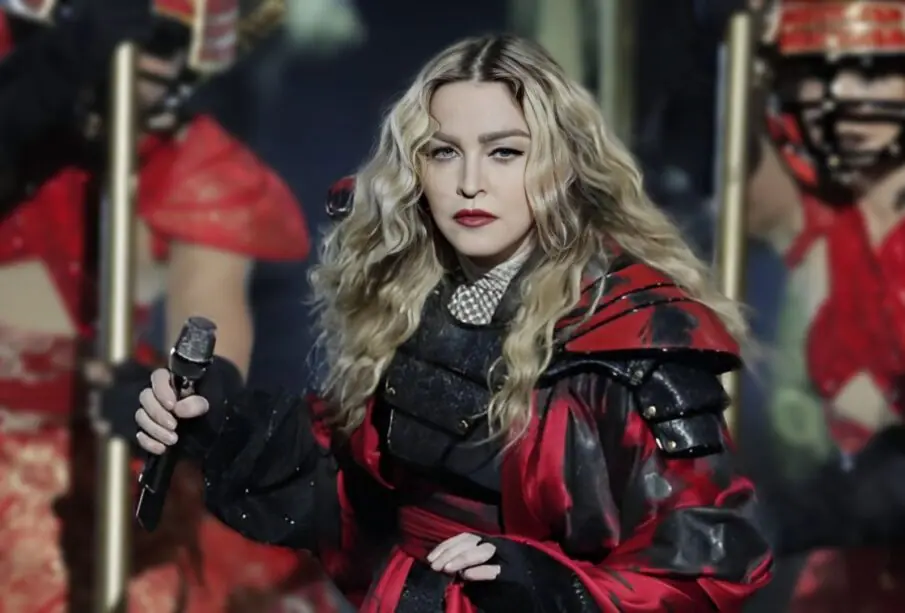 Madonna durante concierto