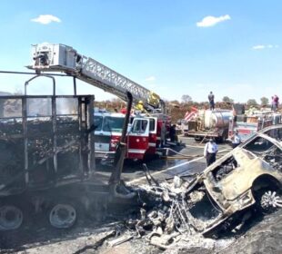 Accidente vehicular en carretera a Zapotlanejo