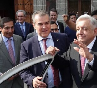 Reunión entre AMLO y el CMN