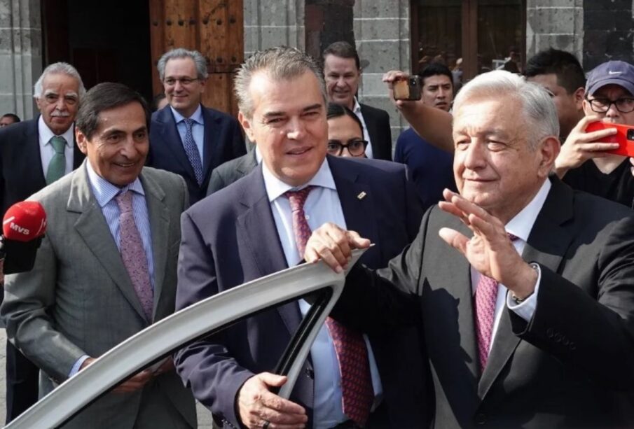 Reunión entre AMLO y el CMN