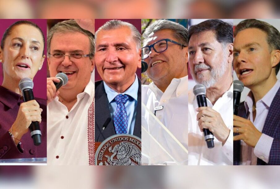 Aspirantes de Morena a la presidencia de México