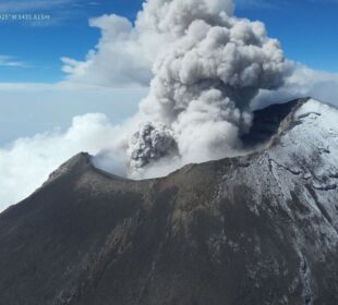 Volcán Popocatépetl, junio 2023