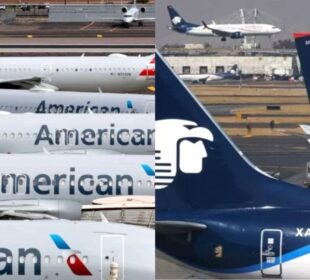 Vuelos internacionales de American y Aeroméxico a México