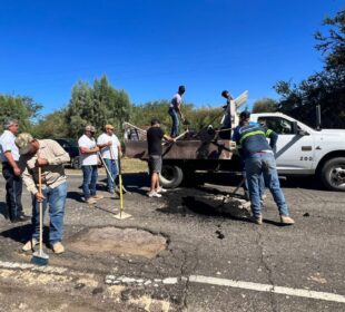 Bacheo a cargo de la CROC en Los Cabos, Cabo del Este