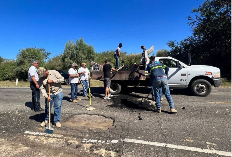 Bacheo a cargo de la CROC en Los Cabos, Cabo del Este