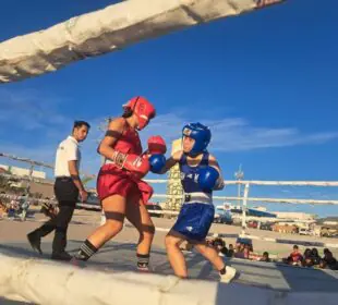 Evento de box "Torneo de Barrios"