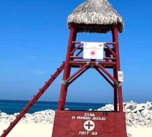 Caseta de guardavidas de Zofemat en Los Cabos