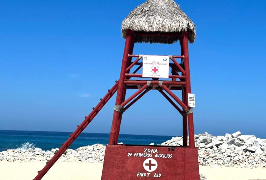 Caseta de guardavidas de Zofemat en Los Cabos