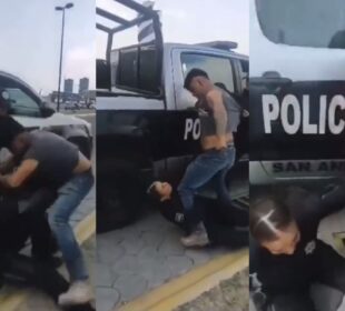 Viral: Hombre ebrio golpea a mujeres policías en Puebla