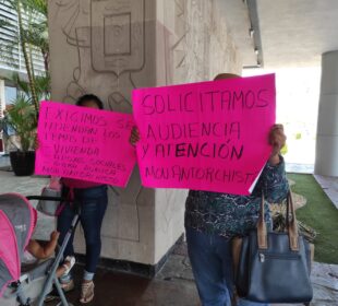 manifestación de colonos por falta de servicios