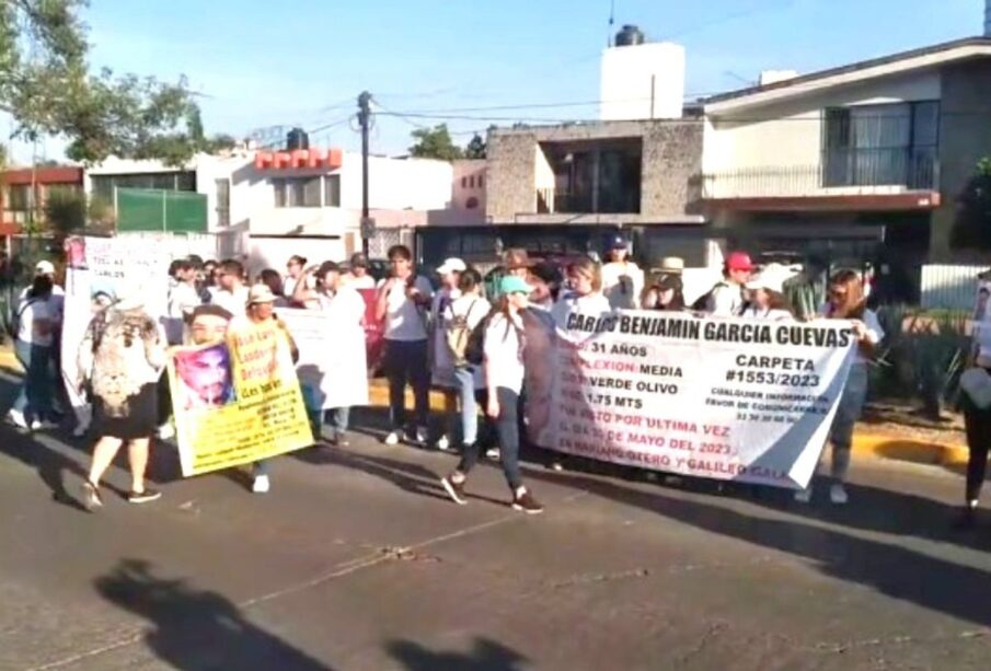 Marcha de personas desaparecidas en Jalisco