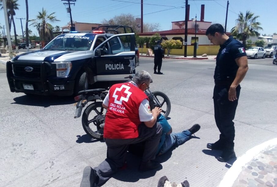 Motociclista atropellado