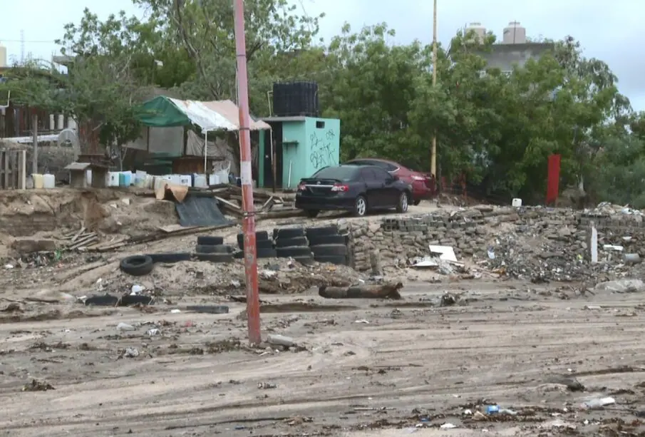 Destrucción tras el paso de un huracán