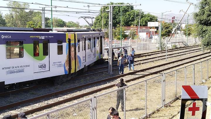 Tren descarrilado en Jalisco