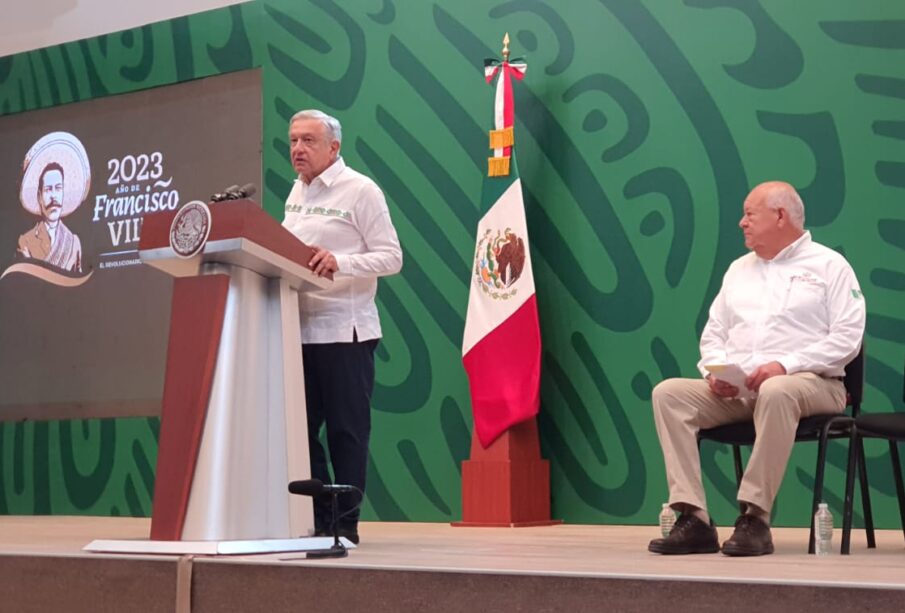 AMLO en BCS en mañanera