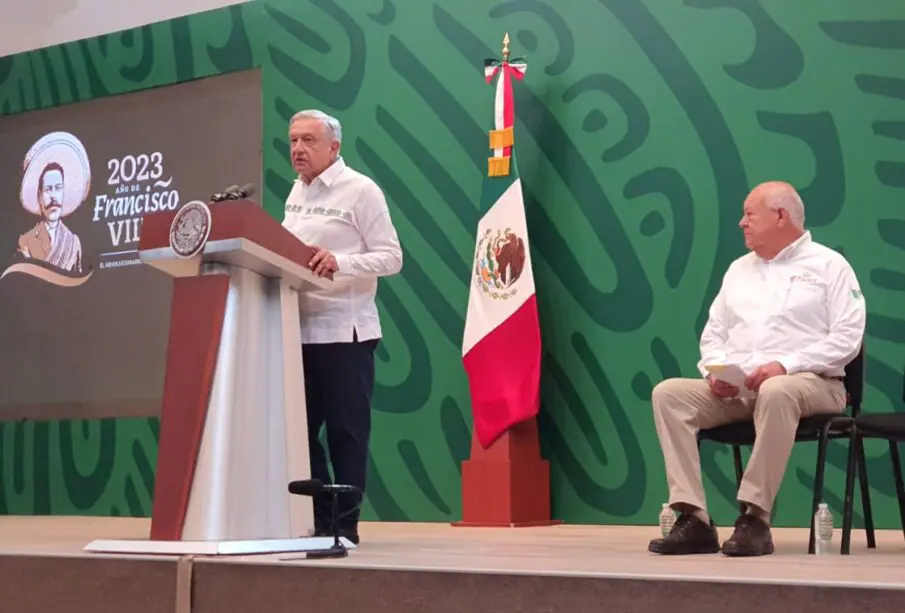 AMLO en BCS en mañanera
