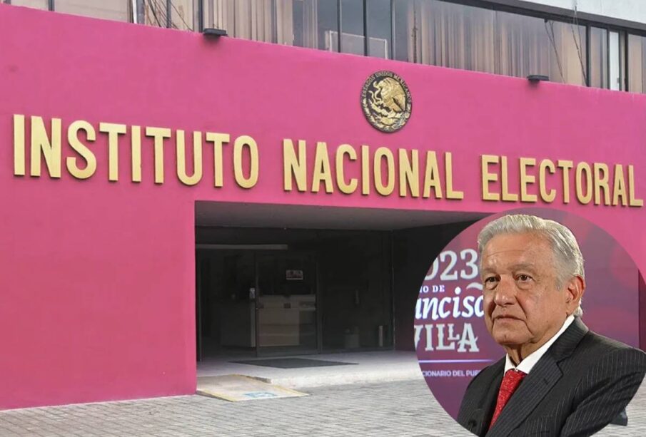 AMLO hablando del INE