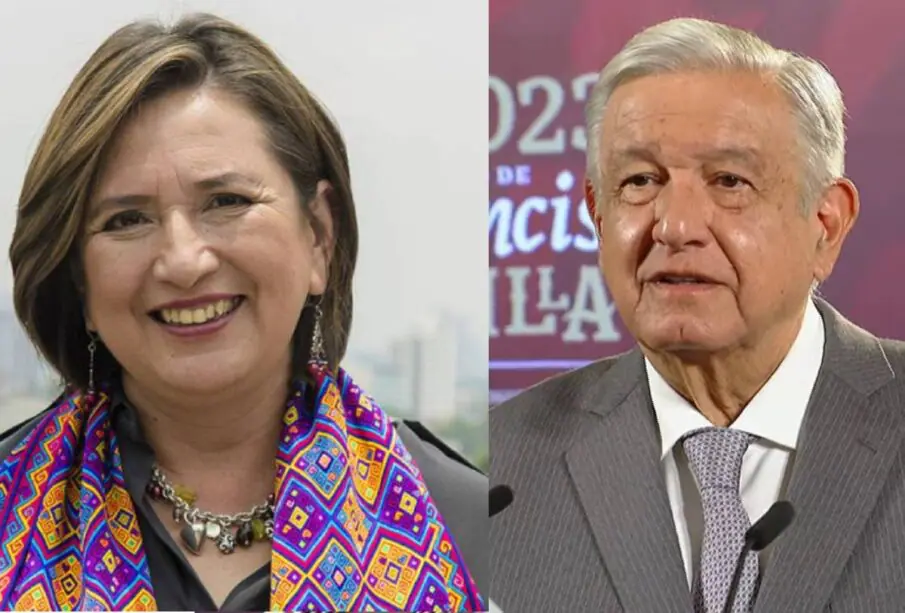 AMLO y Xóchitl
