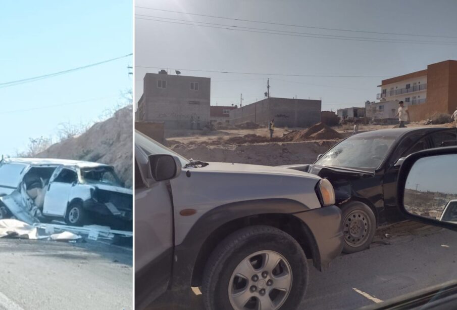 Accidentes sobre la brecha Padre Nicolás Tamaral de Cabo San Lucas.