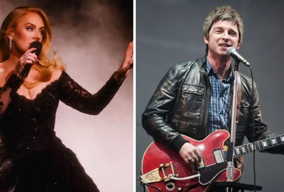 Adele y Noel Gallagher.