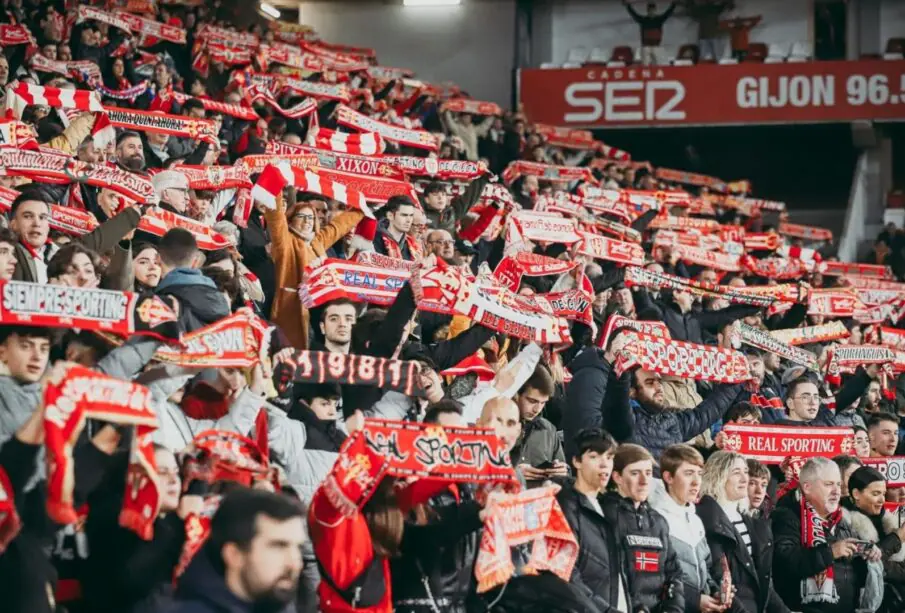 Aficionados del Real Sporting de Gijón