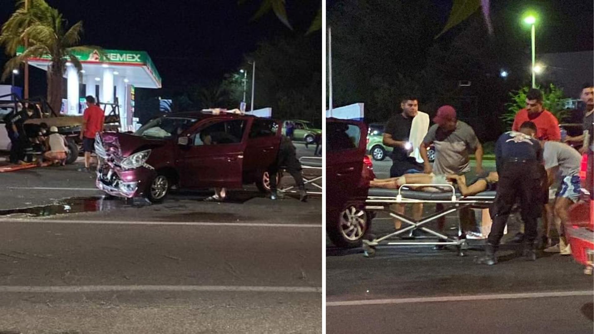 Choque en la avenida Forjadores y Bahía Concepción en la colonia Tabachines.