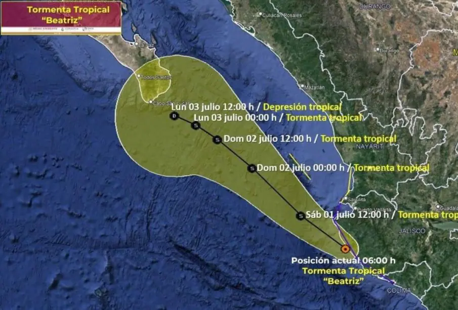 Tormenta tropical Beatriz